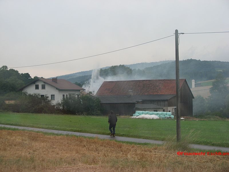 Scheunenbrand in Daberg